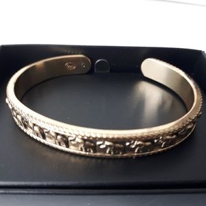 Majestic Animal Cuff Bracelet - Elephants